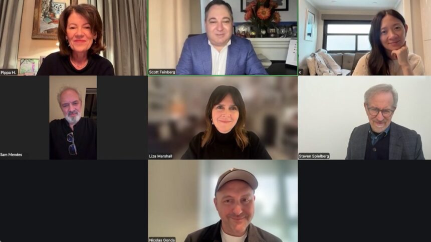 chloe zhao and her hamnet producers among them steven spielberg and sam mendes on the journey from a mid life crisis to the oscars exclusi 697be13704de9