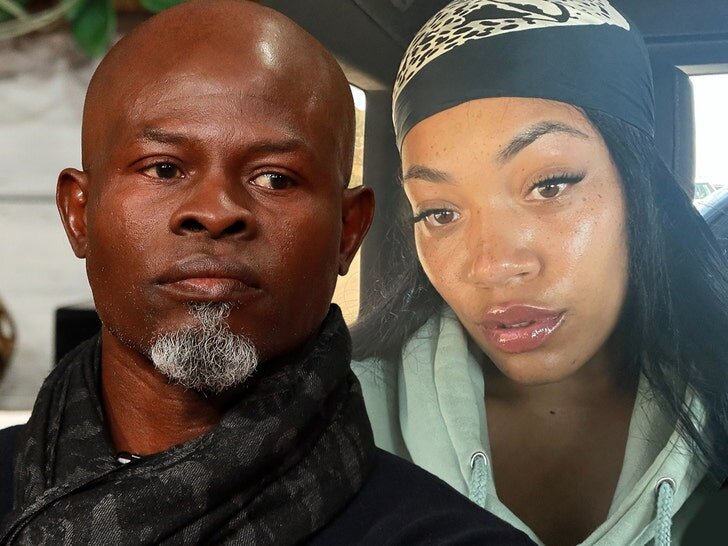 djimon hounsou baby mamas tense argument recorded listen to the audio 6972babf21cf0