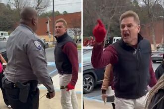 georgia man arrested after yelling racial slurs at security guard in viral video 696a65f1a0173