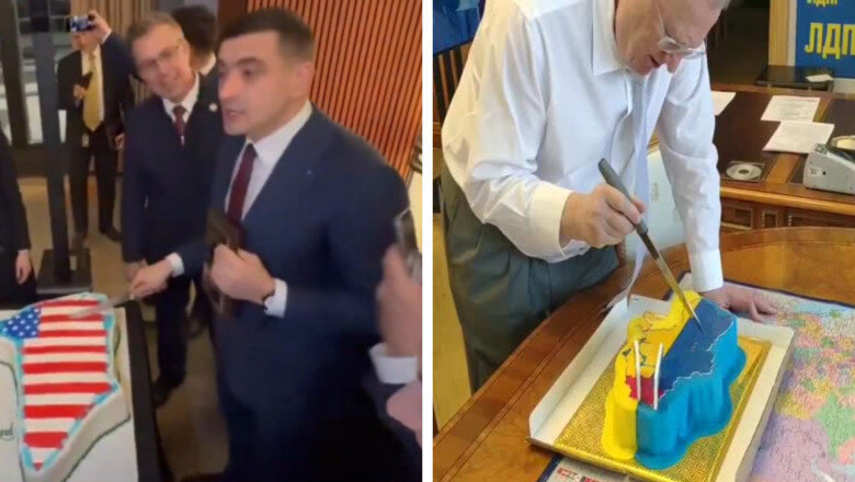 gestul lui simion un politician rus ultranationalist taia in 2019 un tort in forma ucrainei un cadou minunat de ziua mea 69722fc2575a8