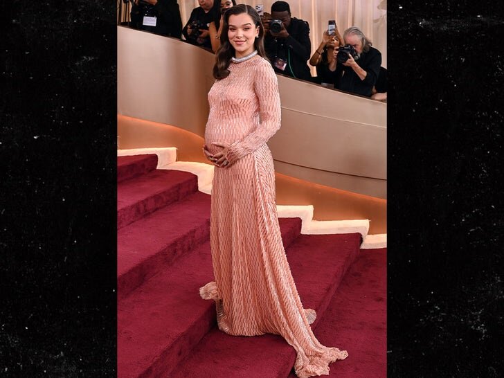 hailee steinfeld hits first red carpet since pregnancy news at golden globes 696464916e31e