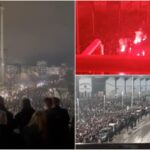 imagini emotionante de pe stadionul toumba din grecia mii de suporteri ai echipei paok ultim omagiu pentru cei sapte fani morti in accidentul din romania video 697c9842ef440