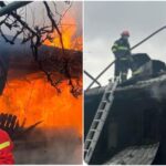 incendiu de proportii intr o gospodarie din olt provocat de o lumanare lasata nesupravegheata pompierii s au luptat patru ore cu flacarile 696b66d2d58db