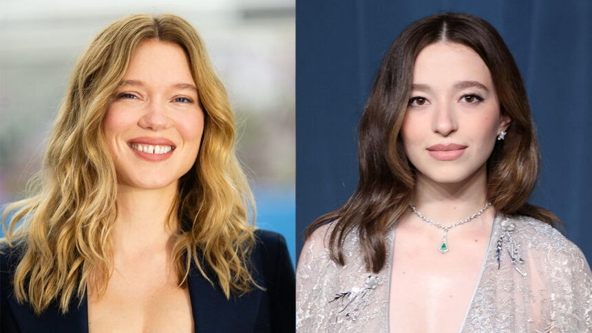 lea seydoux joins mikey madison in the masque of the red death 696fb7c16bd88