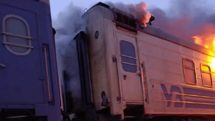 trei morti si doi raniti dupa ce drone rusesti au lovit un tren de pasageri in regiunea harkov 69792630ce8ca