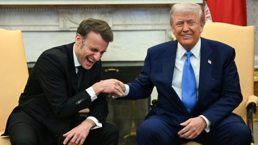 trump continua sa ameninte europa franta vizata de taxe de 200 la vin si sampanie dupa refuzul lui macron de a se alatura consiliului pentru pace 696f24433863e
