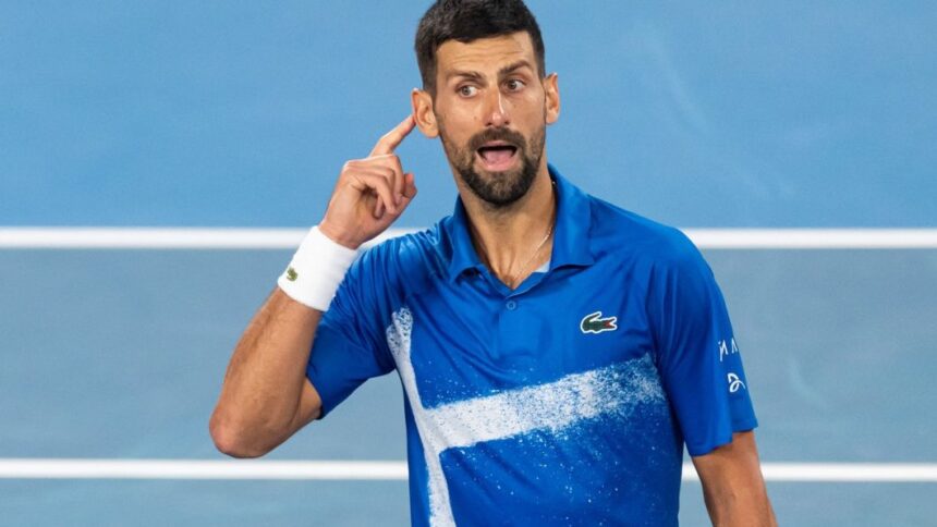video prima reactie a lui djokovic dupa ce destinul i a zambit la 0 2 la seturi in sferturile australian open 2026 6979be242b4d5