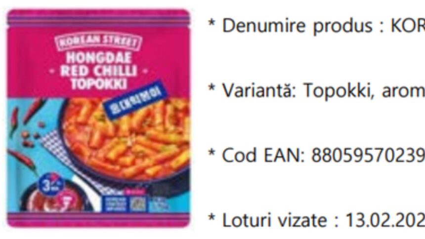 alerta alimentara in bucuresti produs retras din magazinele k food dupa depistarea bacteriei bacillus cereus 6998a59dd164b