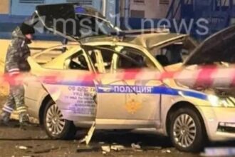 atac cu explozibil in centrul moscovei un ofiter de politie ucis si alti doi raniti video 699d570404919