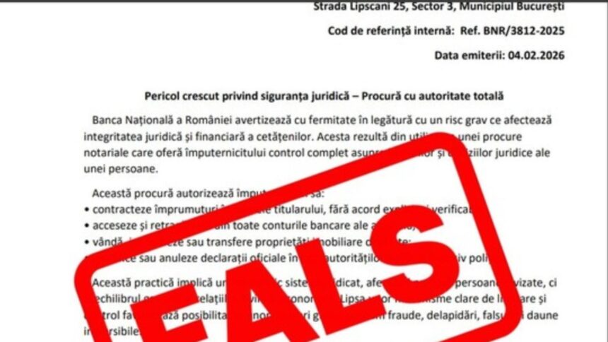 bnr trage un semnal de alarma un document fals atribuit bancii centrale circula pe internet 6983695a112dd