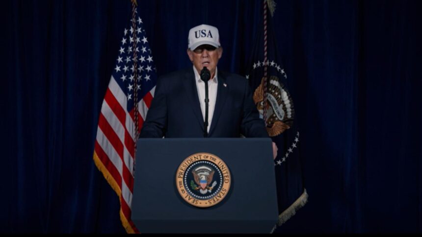 donald trump anuntul momentului dupa atacul asupra iranului sua au inceput operatiuni majore de lupta regimul iranian este principalul sponsor al terorismului 69a2a629486cd