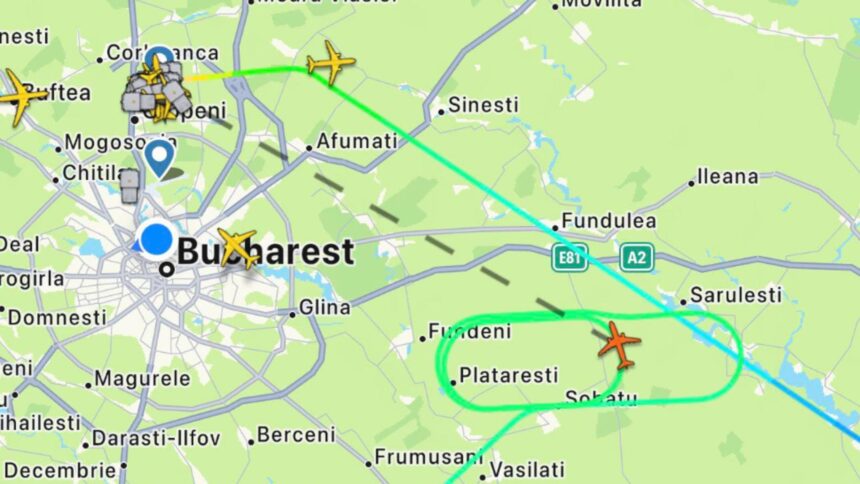 incident aviatic in capitala un avion care zbura spre egipt revine de urgenta la sol interventia de urgenta a isu 699b520d9fca6