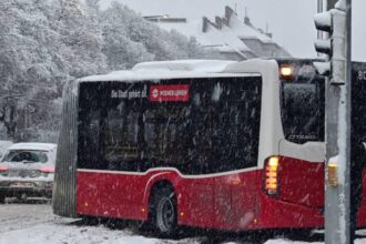 ninsori masive in viena orasul se confrunta cu probleme in trafic mai multe curse spre bucuresti si retur anulate 6998411d33665