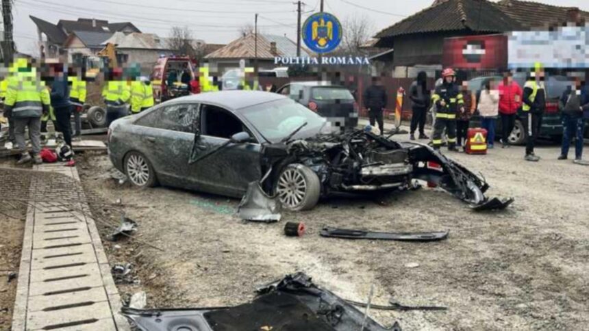 urmarire ca n filme in dambovita dupa ce un sofer fara permis a fugit de politie individul a lovit un buldoexcavator o semiremorca si a ranit un nepalez 6992fd2ae081c