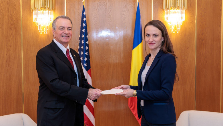 ambasadorul sua in romania intalnire cu ministrul oana toiu administratia trump angajata in securitatea marii negre 69a746f6777d7